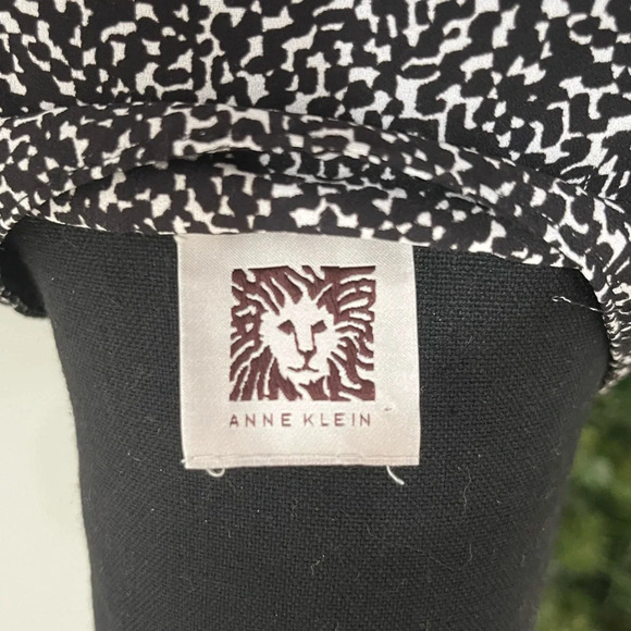 ANNE KLEIN, XL Drawstring Waist, Black and White Dress - Picture 3 of 9